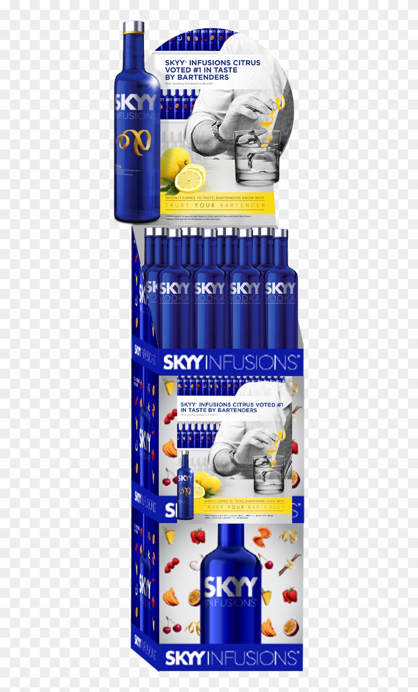 Skyy Vodka Promo Pos Display - Skyy Vodka Clipart #4662709