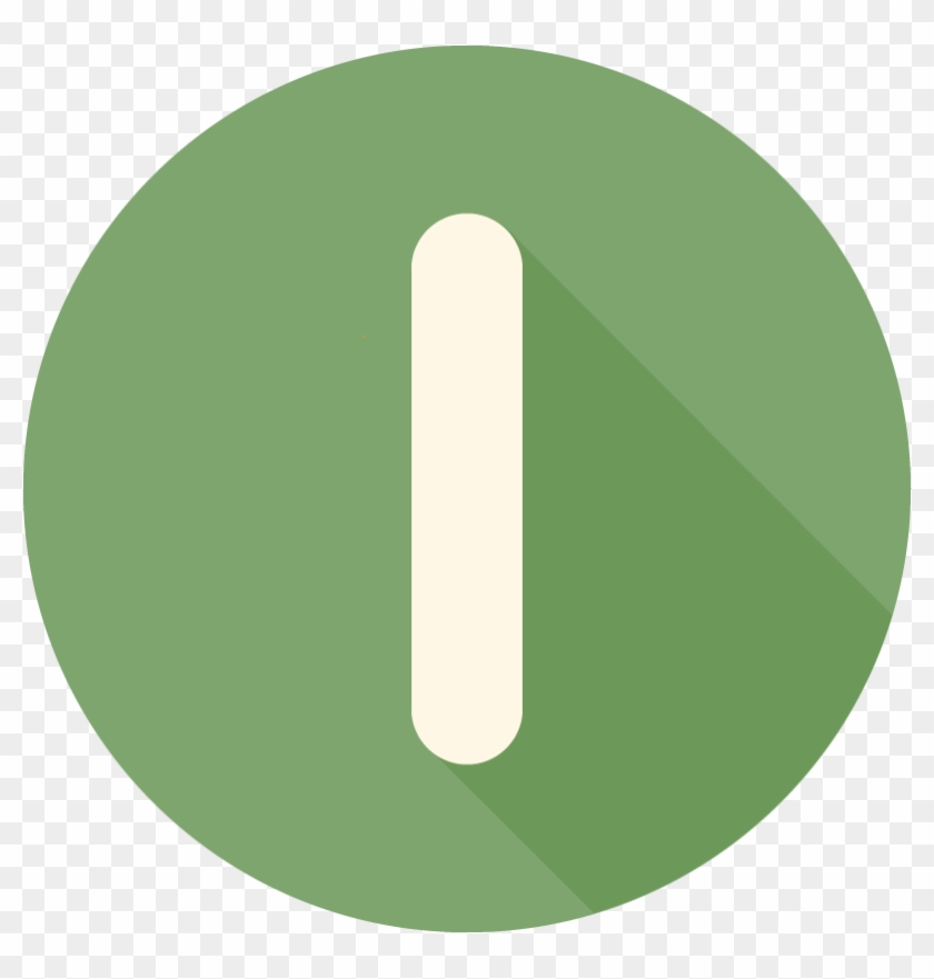 Number 1 Flat Icon - Sign Clipart