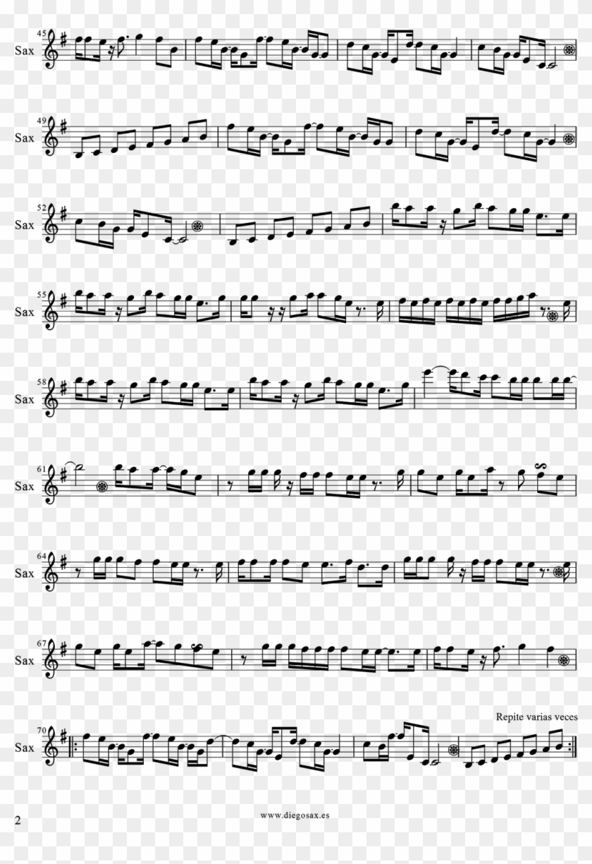 Epic Sax Guy Sheet Music Piano - Bts Dna Flute Notes Clipart