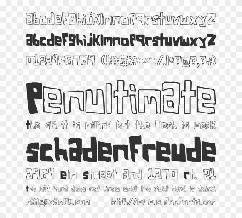 Fso Square Bracket Font Preview - Calligraphy Clipart