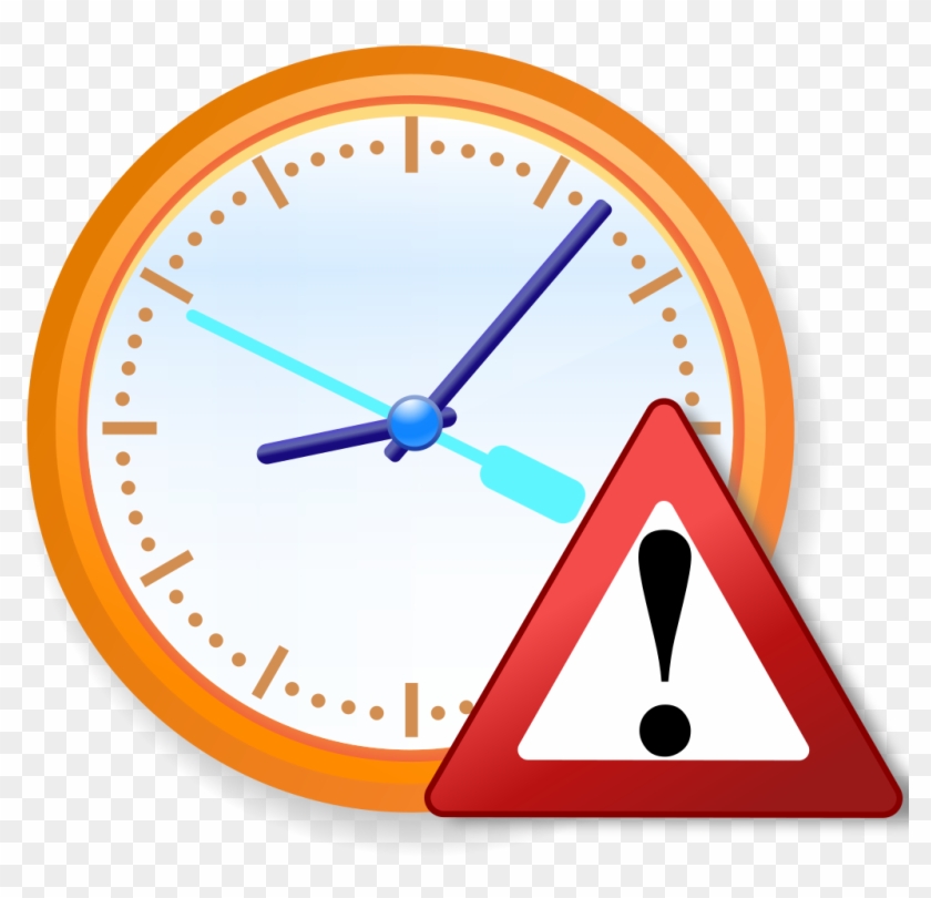 Ambox Outdated Serious - Animated Color Analog Clock Clipart