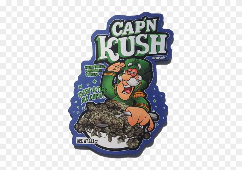 Captain Kush Die Cut - Cap N Kush Clipart