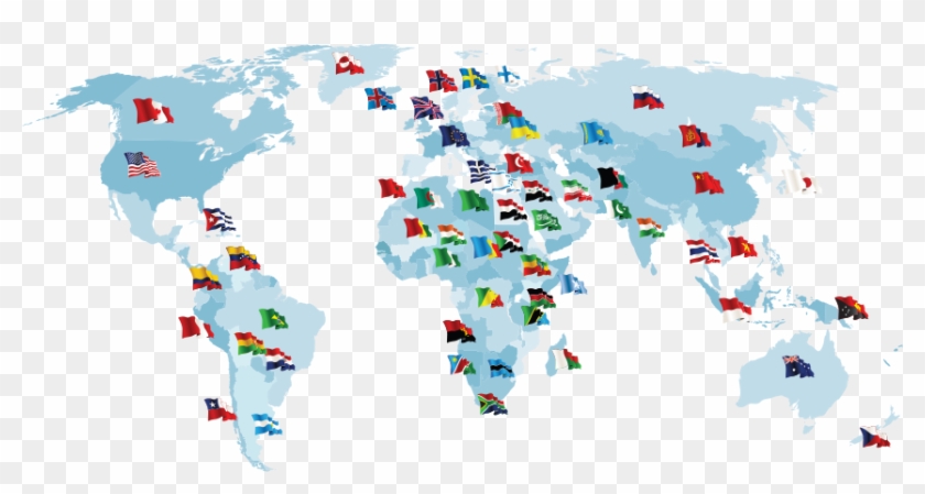 World-flag - Most Popular Movies By Country Clipart