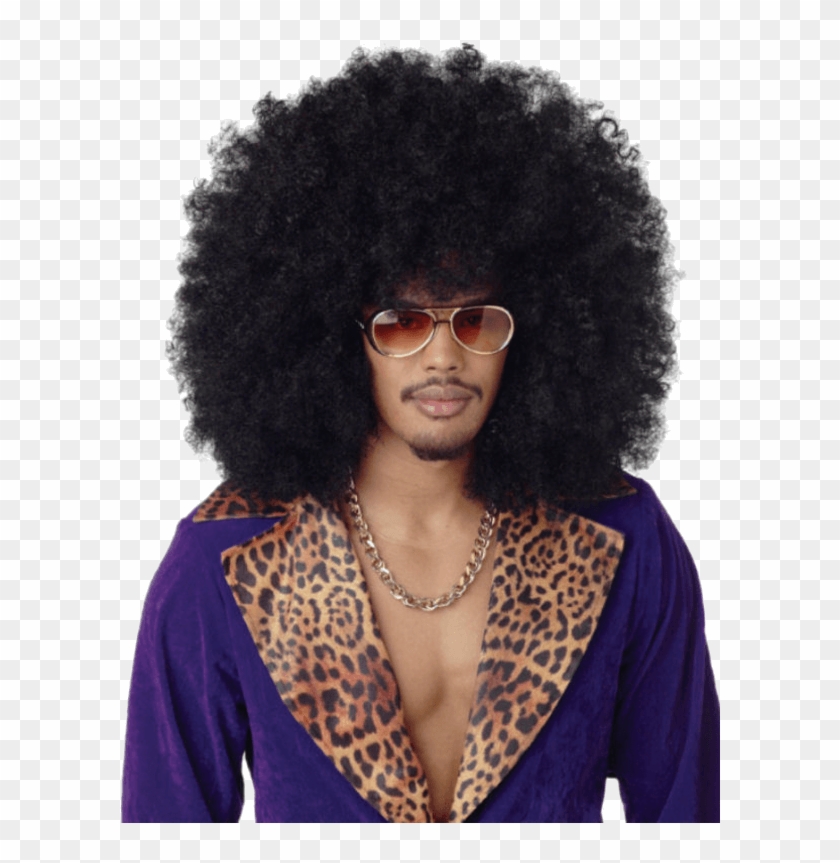 Huge Afro Wig - Halloween Afro Costume Ideas Clipart #4664294
