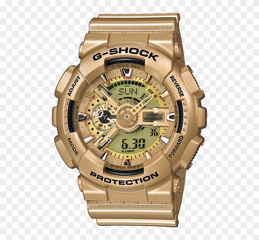 Relógio Casio G Shock Masculino Ga 110gd 9adr - G Shock Gold Color Clipart #4664325