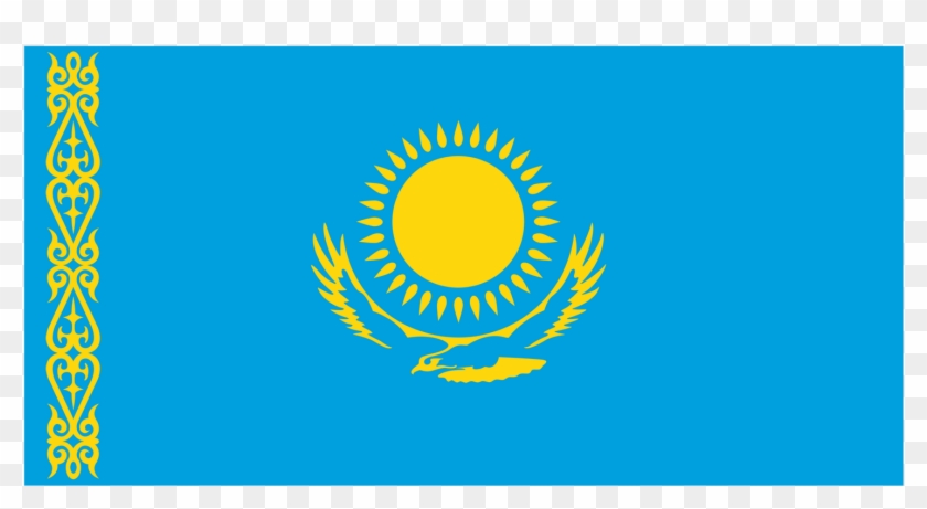 World Flags Wallpaper - Kazakh Flag Hd Clipart #4664518