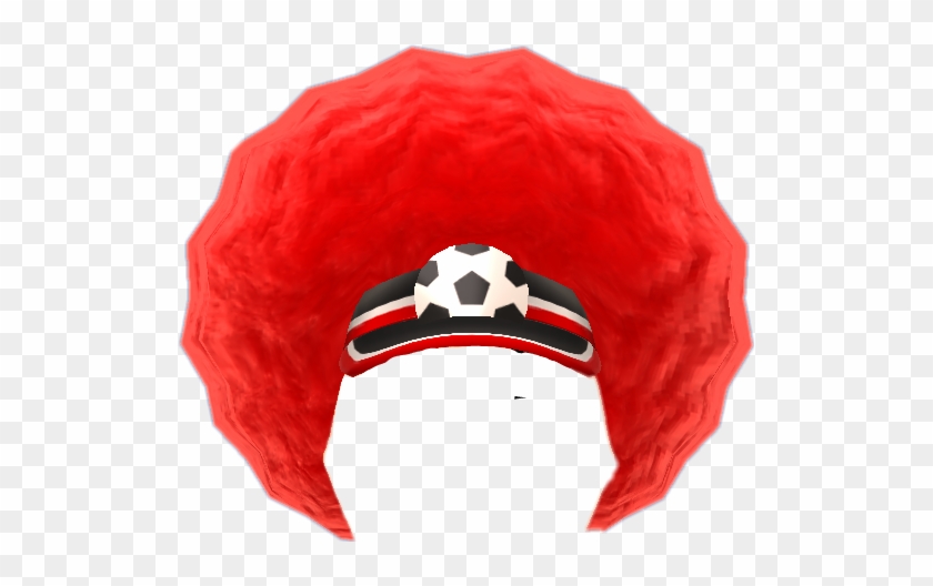 red wig transparent background