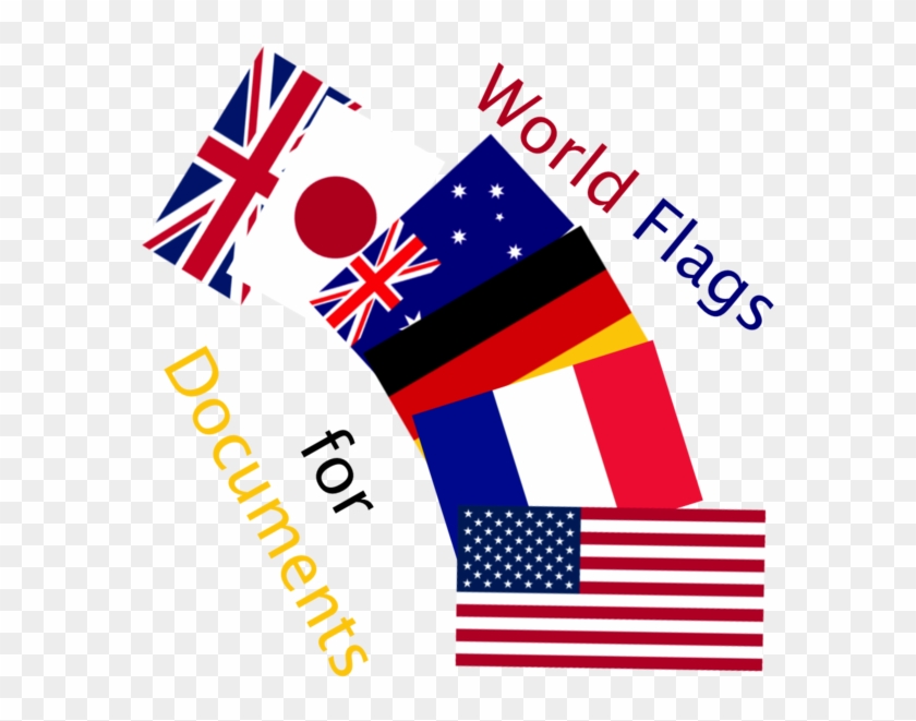 World Flags For Documents 4 - Graphic Design Clipart