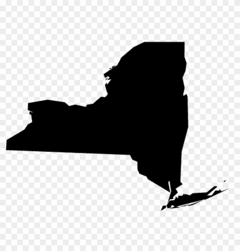 New York Map Vector Clipart