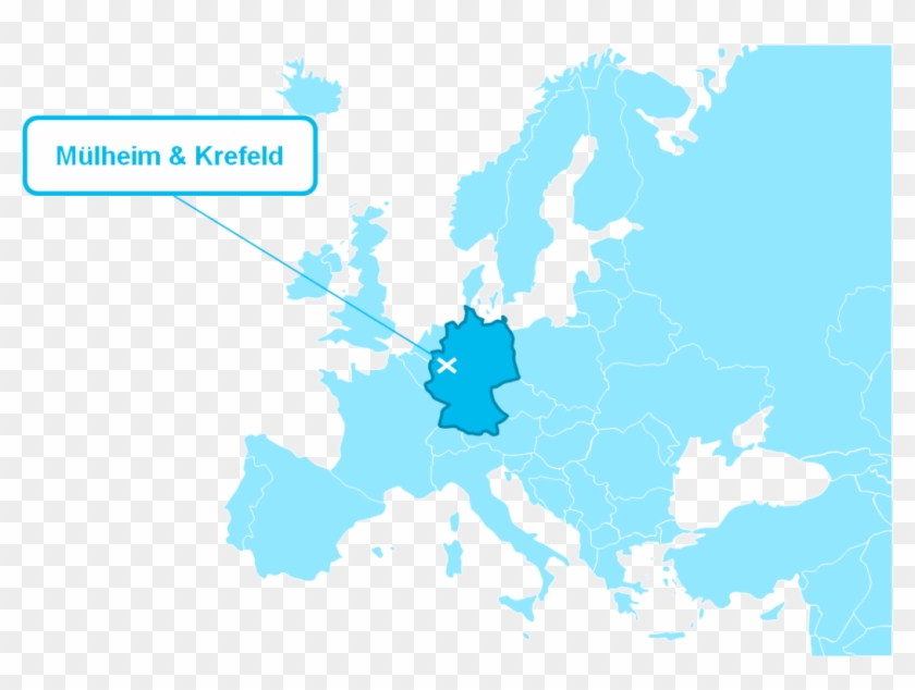 Germany - Europe 1860 Map Blank Clipart #4665214