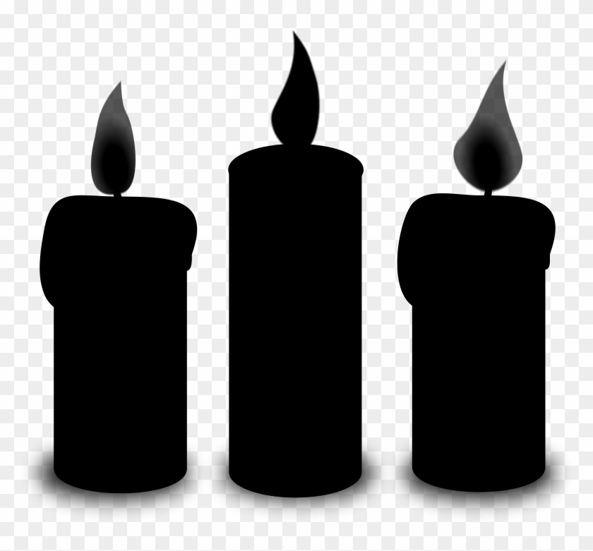 Candle Silhouette - - Mini Lady Dior Ultra Black Clipart #4665446