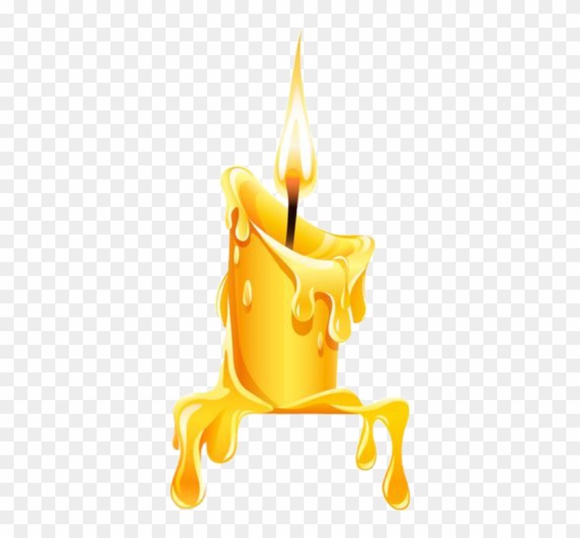 Candles Vector Yellow - Candle Clipart Png Transparent Png #4665534
