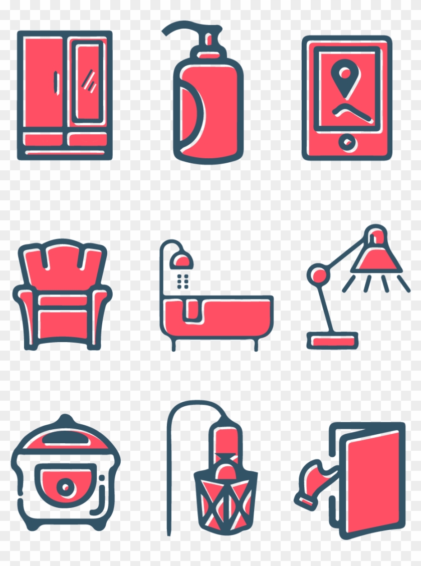 Collection Art Word Ai Vector Meb Red Blue Living Kitchen - Icon Clipart #4665611