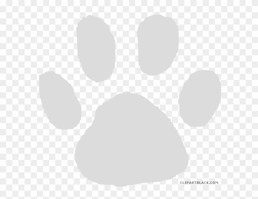 Paw Print Clipartblack Com Animal Free Black - Gray Paw Clip Art - Png Download #4665741