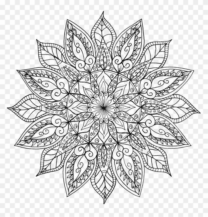 Mandala Png Pic - Mandala Floral Png Clipart #4665884