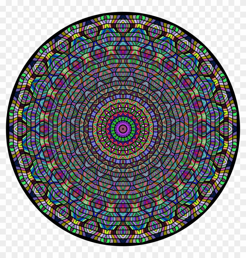 This Free Icons Png Design Of Prismatic Glorious Mandala - Circle Clipart