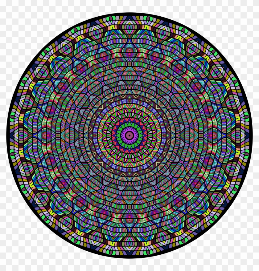 This Free Icons Png Design Of Prismatic Glorious Mandala - Circle Clipart #4666034
