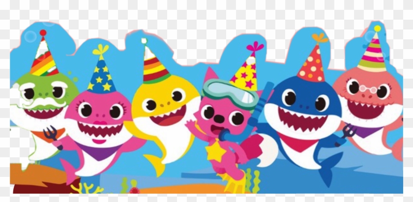 Babyshark Sticker - Happy Birthday Baby Shark Clipart