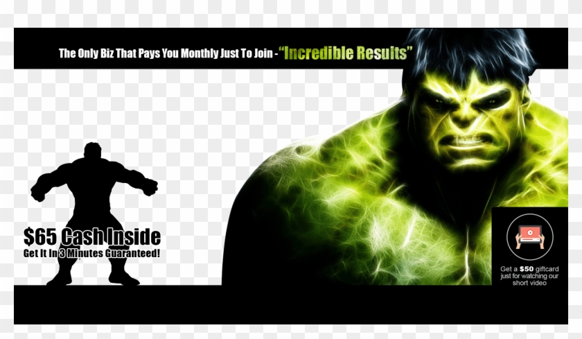 Incredible - Hulk Black And White Clipart #4666278