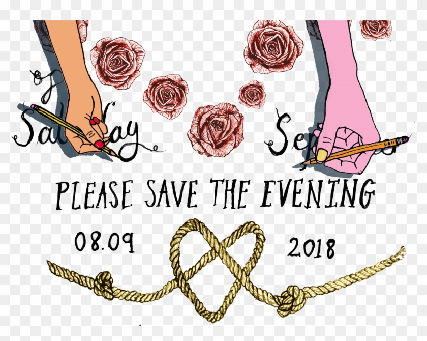 Custom Wedding Invite - Illustration Clipart #4666394