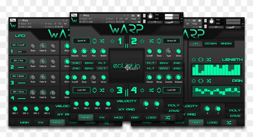 Ecliptiq Audio Neon Kontakt - Png Download #4666518