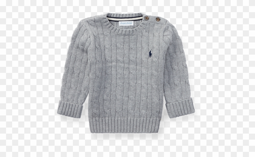 Ralph Lauren Baby Boys Cable-knit Cotton Sweater - Cardigan Clipart #4666523
