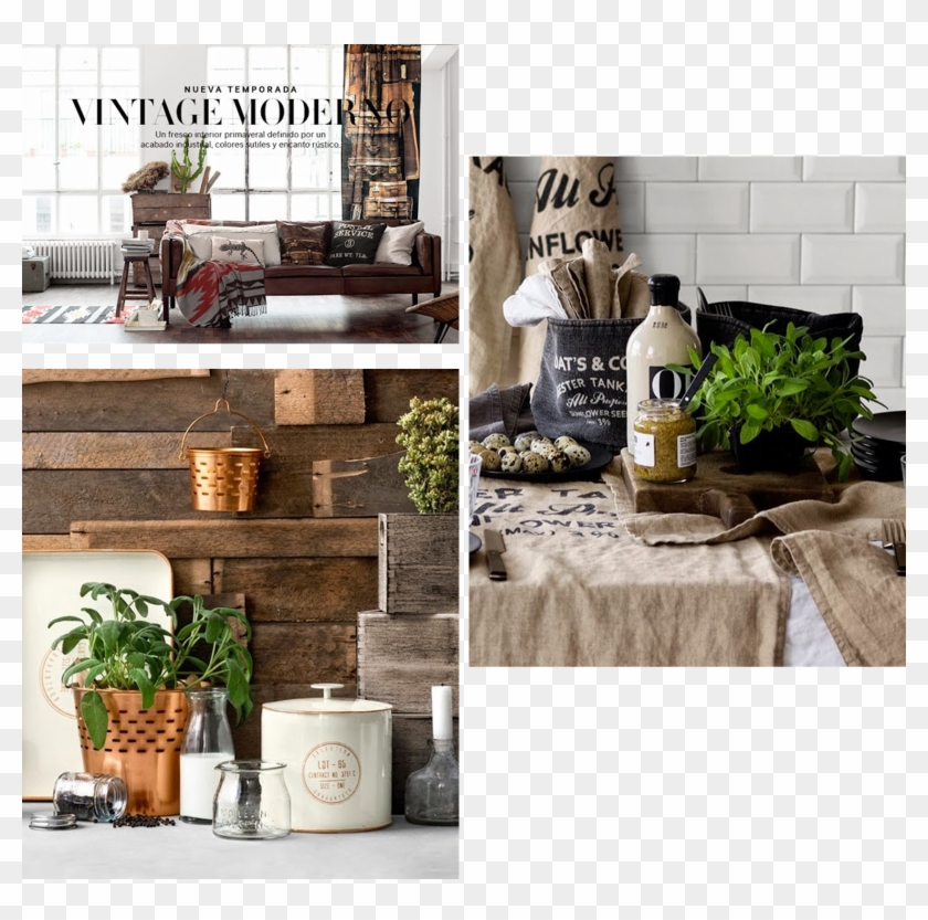 El Estilo Vintage Moderno Esta Pensado Para Crear Un - Table Clipart