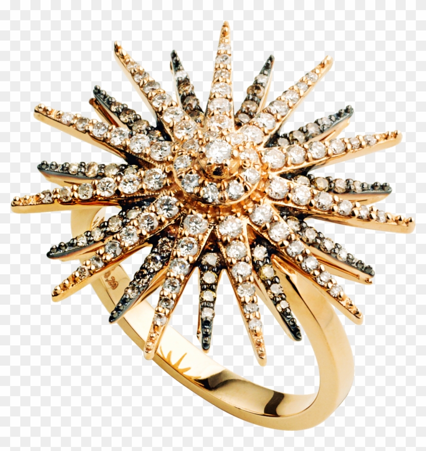 <p>the Star Light Ring Is Crafted From Rose Gold With - Bling-bling Clipart
