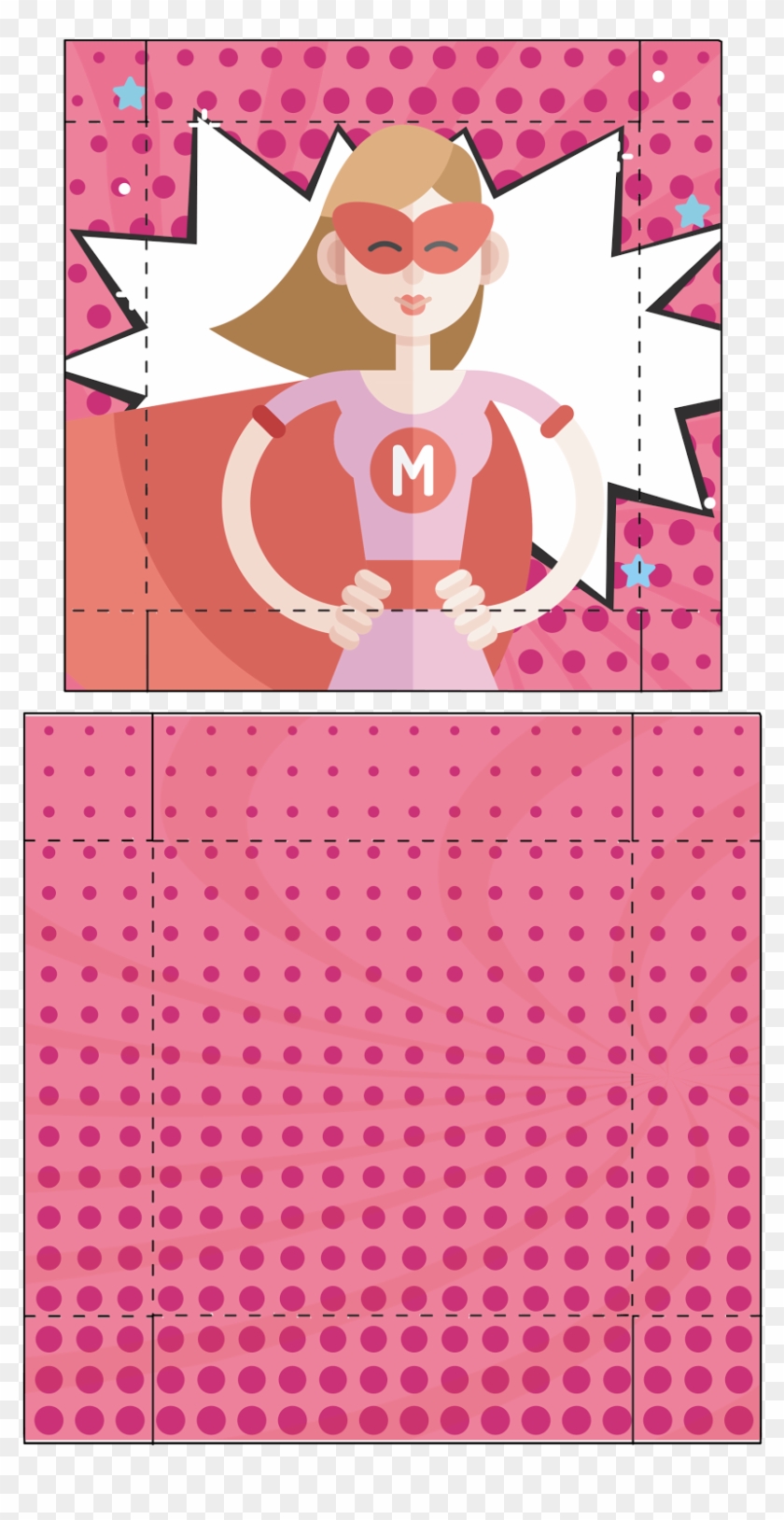 Caixa Dia Das M%c3%a3es Super - Tag Para Roupa Com Picote Clipart