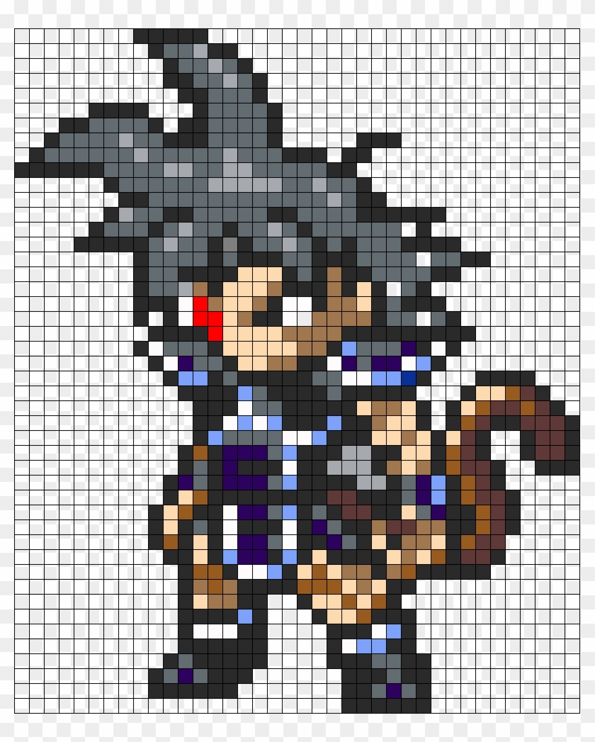 Dragon Ball Z Pixel Art Templates 183608 - Pearl Beads Dragon Ball Z Clipart