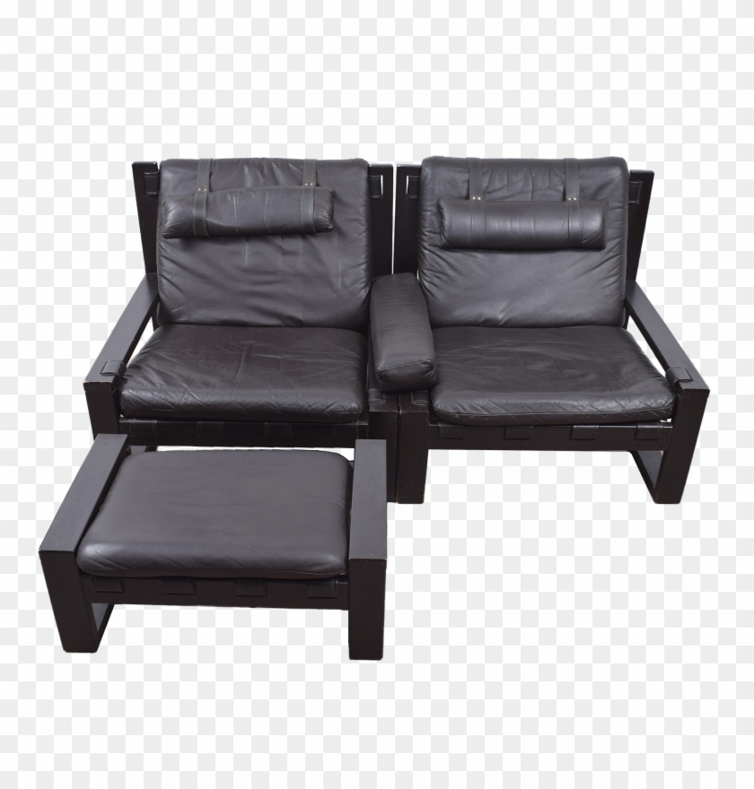 Brutalist Lounge Chairs With Ottoman By Sonja Wasseur - Futon Clipart #4670085