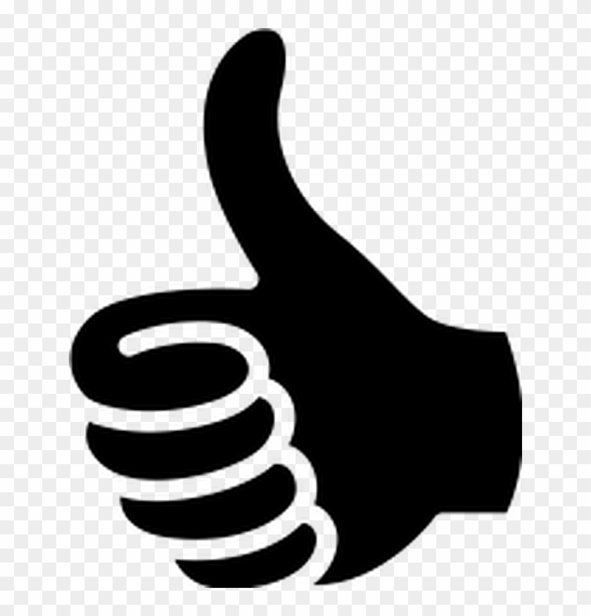 #thumbsup #like #black #png #90rainy - Thumb Up Vector Png Clipart