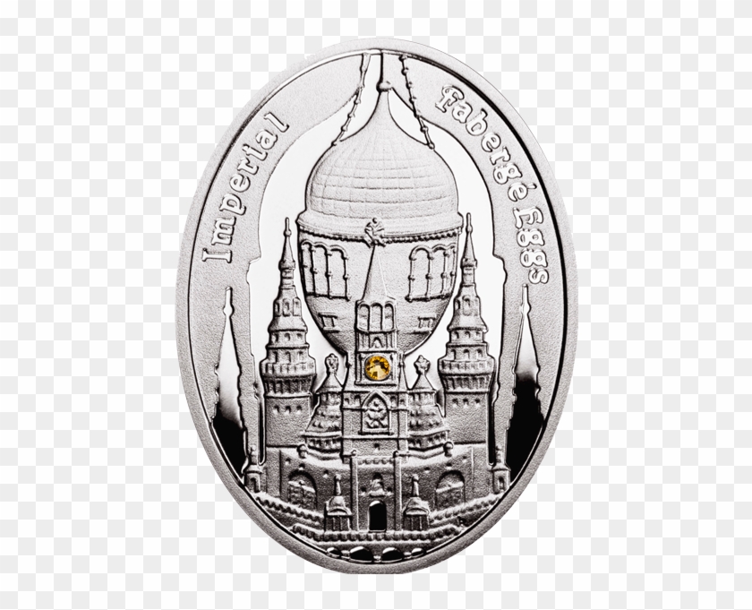 Niue 2012 1$ Moscow Kremlin Egg Imperial Faberge Eggs - Fabergé Egg Clipart #4670446