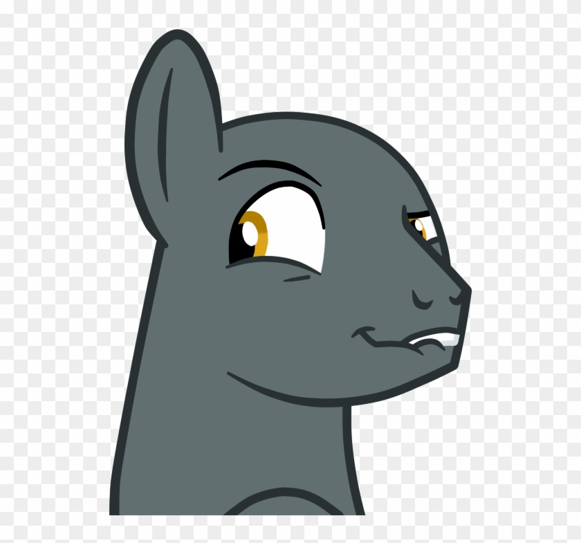 Smirk Face Vector - Cartoon Clipart #4671112