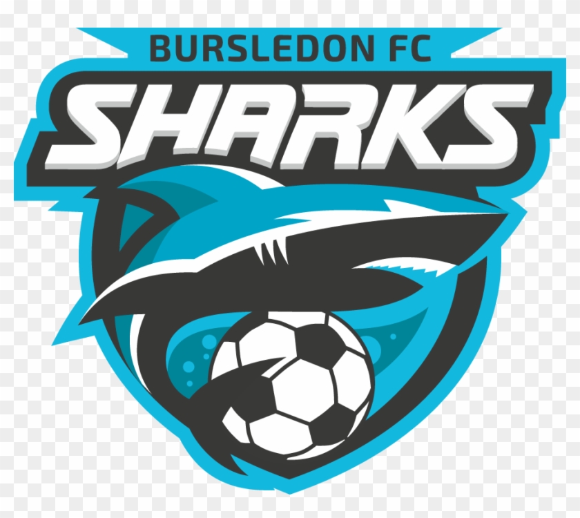 Bursledon Sharks Fc Logo - Sharks Logo Design Clipart #4671206