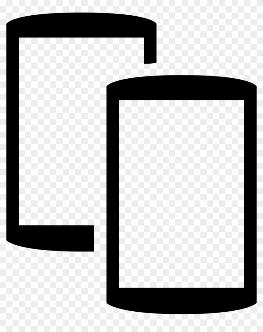 Two Smartphones Comments Clipart #4671323