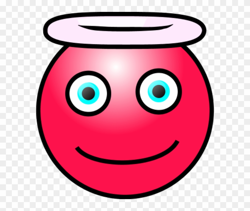 Emoticons Angelic Face Vector Clip Art - Smiley - Png Download