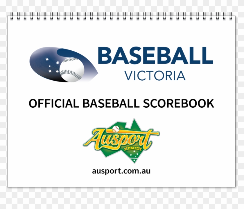 Baseball Victoria Official 9 Batter Score Book Clipart