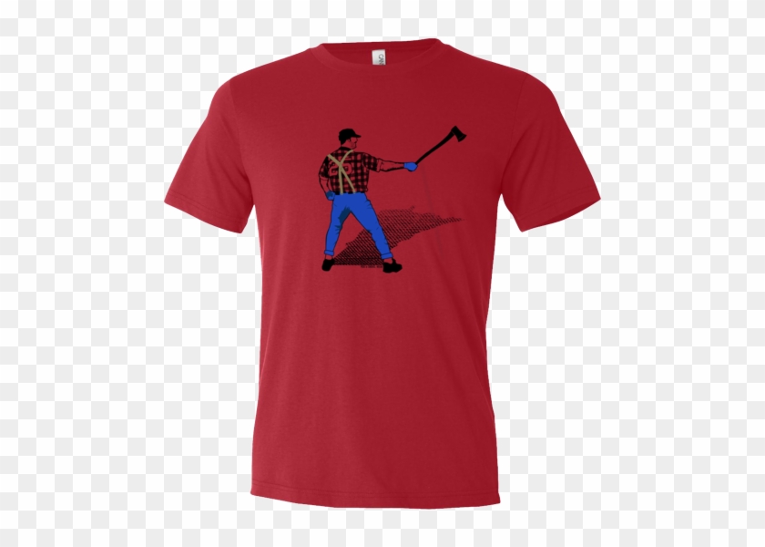 A Man With An Ox In The Batters Box - T-shirt Clipart