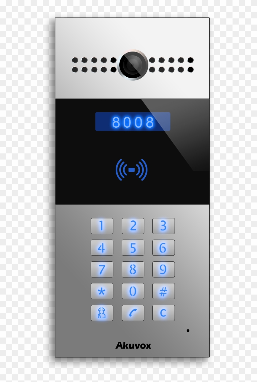 Akuvox R27a Hd Sip Video Intercom With Display, Keypad - Akuvox R27a Ip Video Intercom Clipart