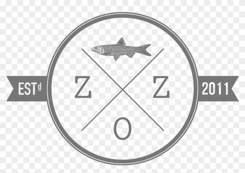 Hipster Circle Cross Logo , Png Download - Fly Fishing Shop Logo Clipart #4671882