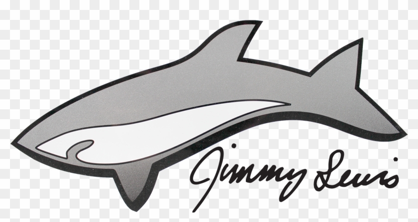 Jimmy Lewis Shark And Signature Logo - Jimmy Lewis Clipart