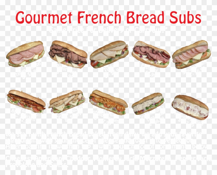 Subs - Fast Food Clipart #4672222