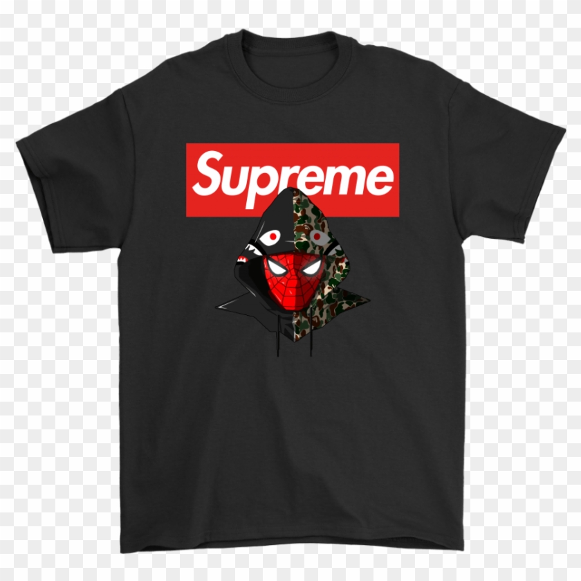 Supreme Spiderman Bape Hypebeast Shirts - Supreme Louis Vuitton Snoopy Clipart #4672261