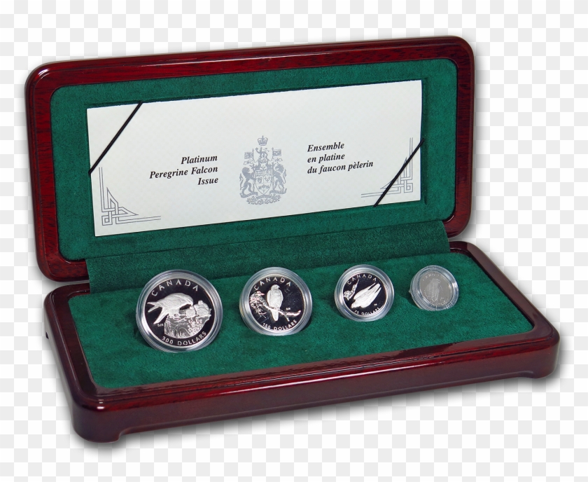1996 4-coin Platinum Peregrine Falcon Proof Set For - Coin Clipart #4672285