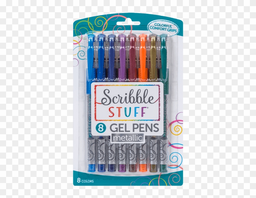 Home - Rainbow Swirl Ink Gel Pens Clipart #4672287