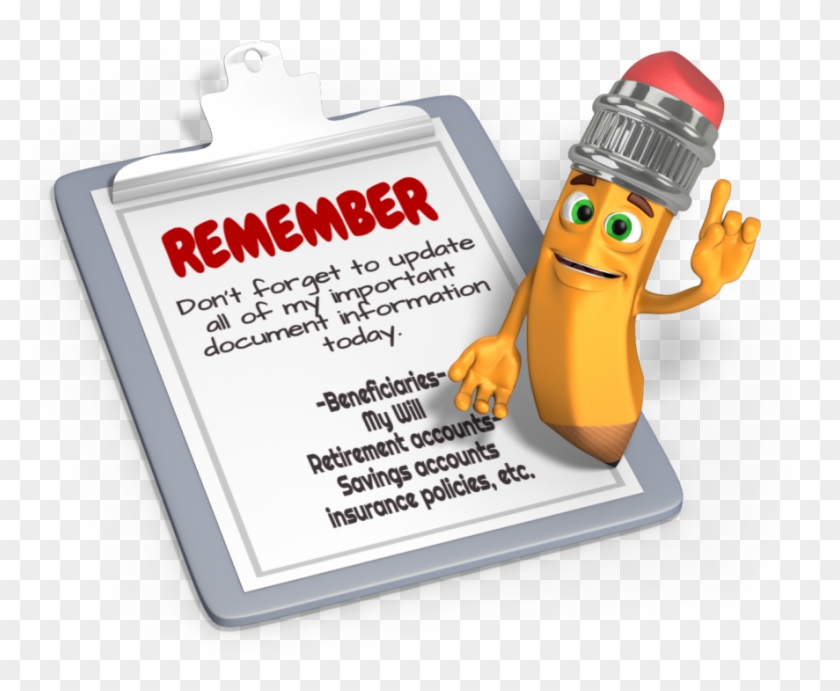 Update Your Important Documents - Cartoon Clipart