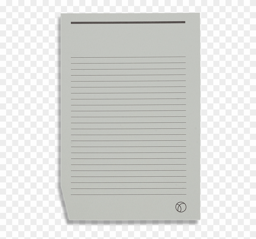 A Bundle Of A5 Sized Paper With Grey Coloured Ruled - Wood Clipart