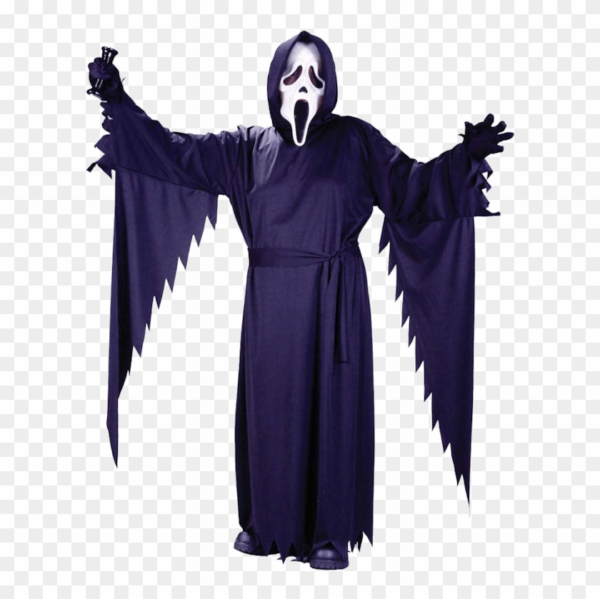 Teen Halloween Scream Ghostface Costume - Halloween Costumes For Teens Boys Scary Clipart