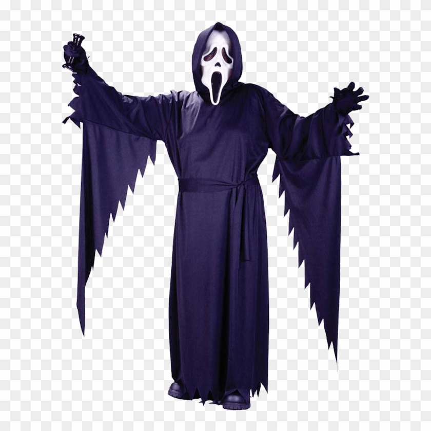 Teen Halloween Scream Ghostface Costume - Halloween Costumes For Teens Boys Scary Clipart #4673397